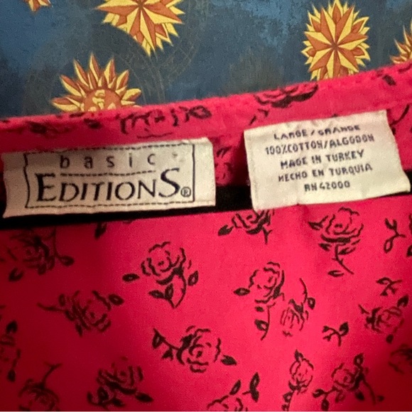 Basic Editions vintage summer blouse - Picture 3 of 6